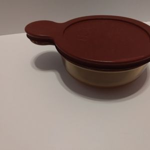 Corning Vision V150-B Amber Grab It Bowl and Heat 'n' Eat Lid V150-PC
